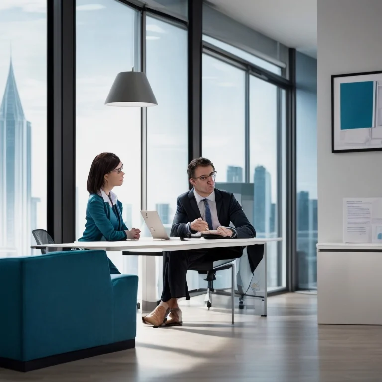 法的相談を受けるお客様のイメージ